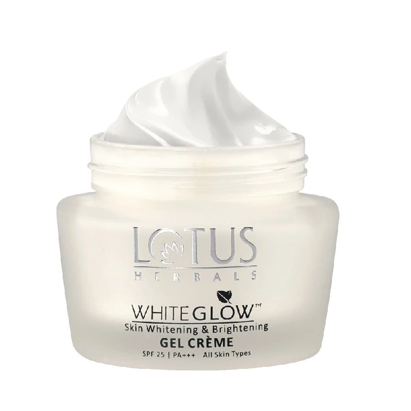 Lotus Herbals Whiteglow Skin Whitening & Brightening Gel Creme SPF 25 Lotus Herbals Whiteglow Skin Whitening & Brightening Gel Creme SPF 25-Pack Size-40 g