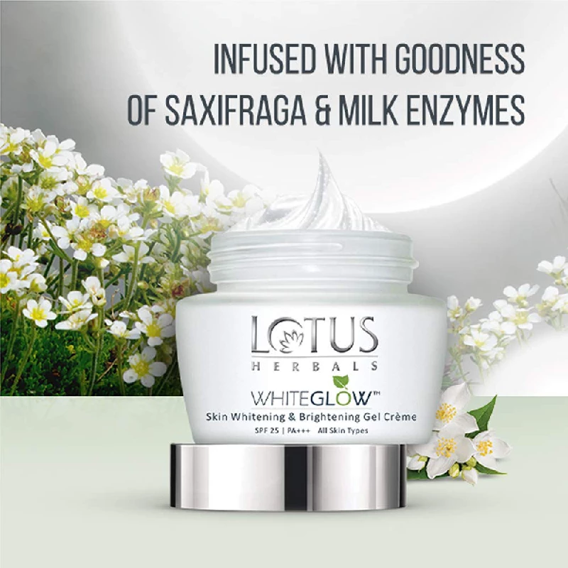 Lotus Herbals Whiteglow Skin Whitening & Brightening Gel Creme SPF 25 - Image 3