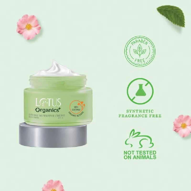 Lotus Organics Divine Nutritive Creme SPF 20 - Image 5