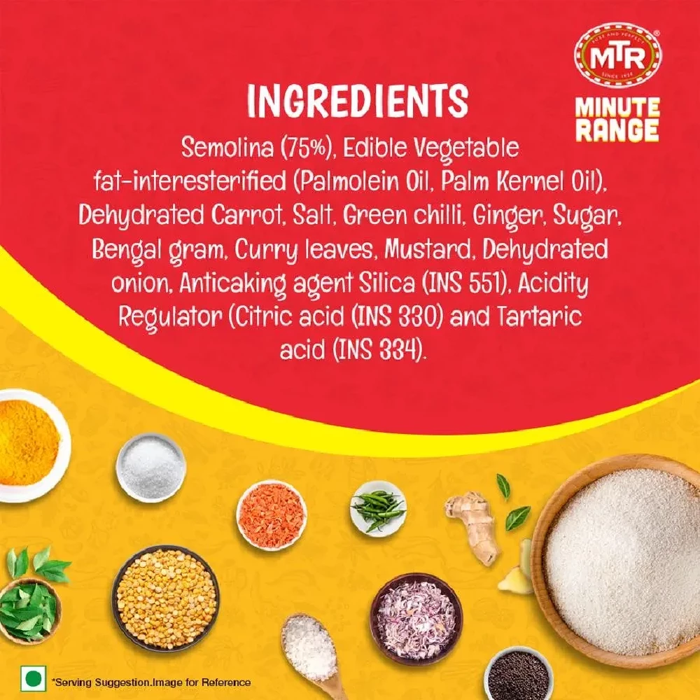 MTR 3 Minute Breakfast Vegetable Upma - Image 3