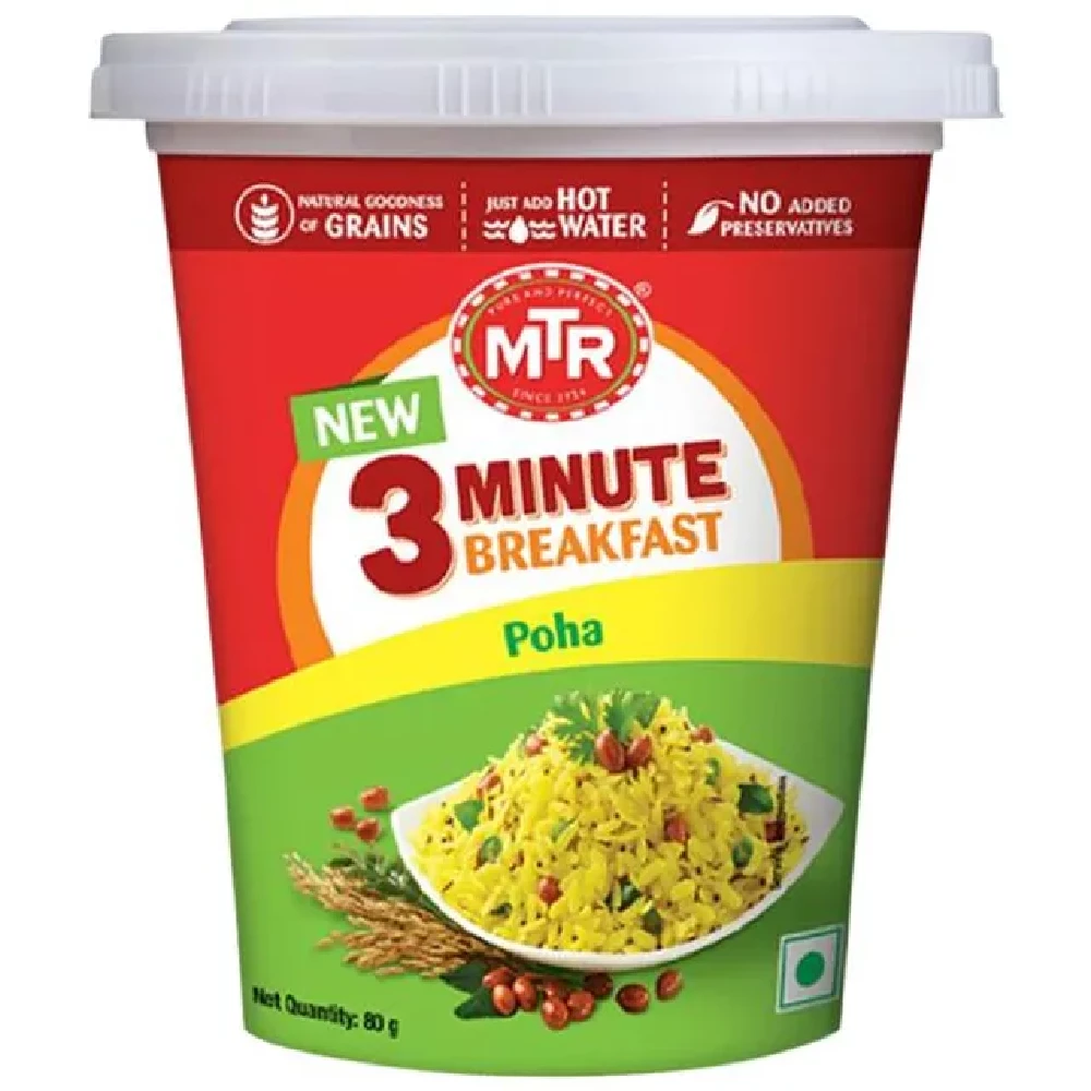 MTR 3 Minute Poha Cup MTR 3 Minute Poha Cup-Pack Size-80 g