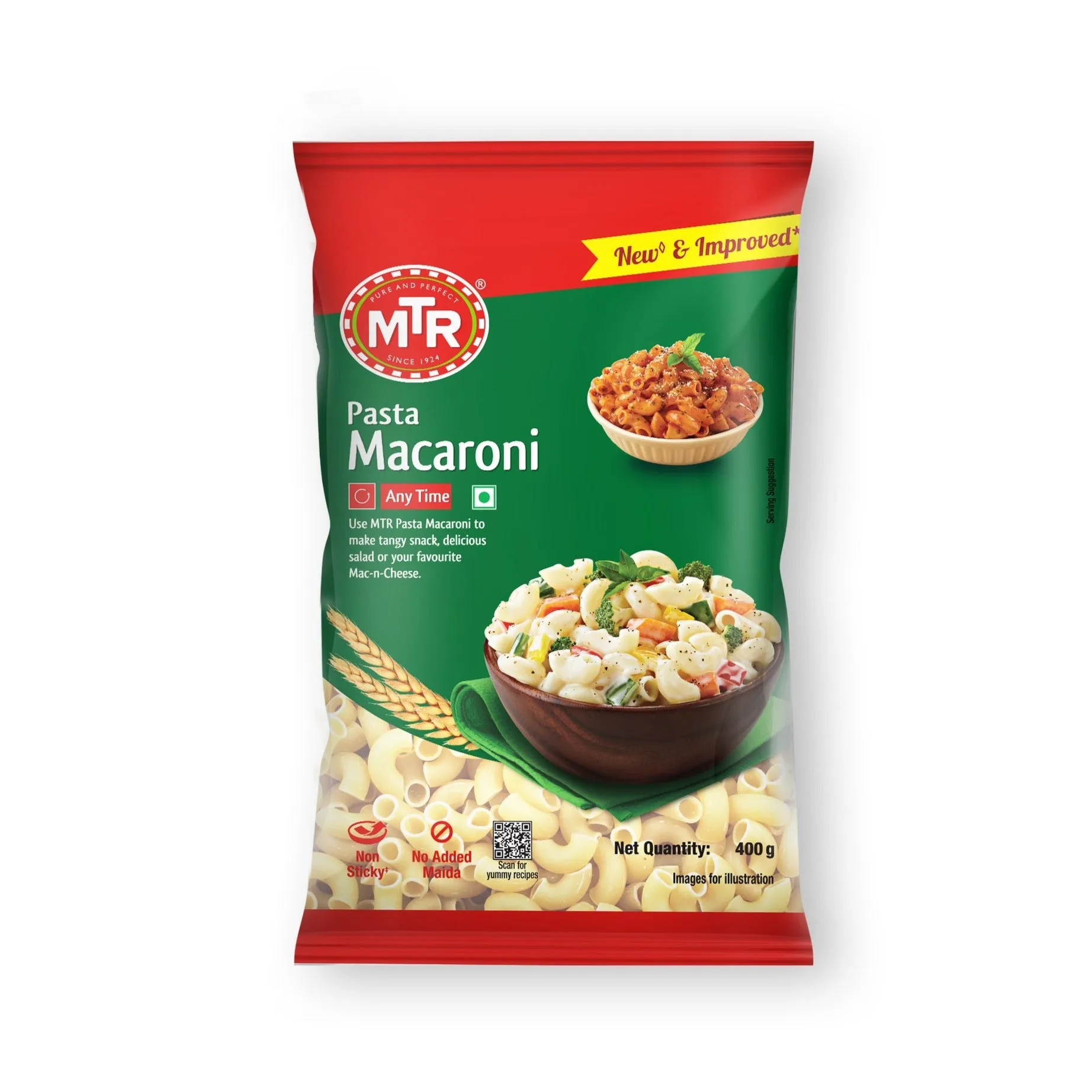 MTR Macaroni Pasta MTR Macaroni Pasta-Pack Size-400 g