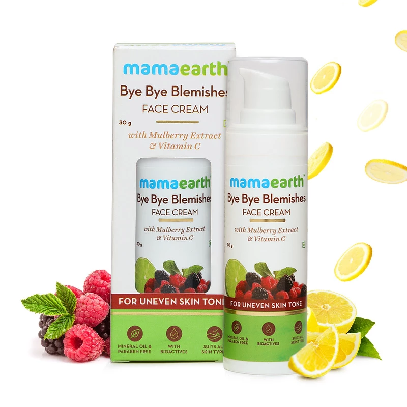 Mamaearth Bye Bye Blemishes Face Cream With Mulberry Extract & Vitamin C - Image 2