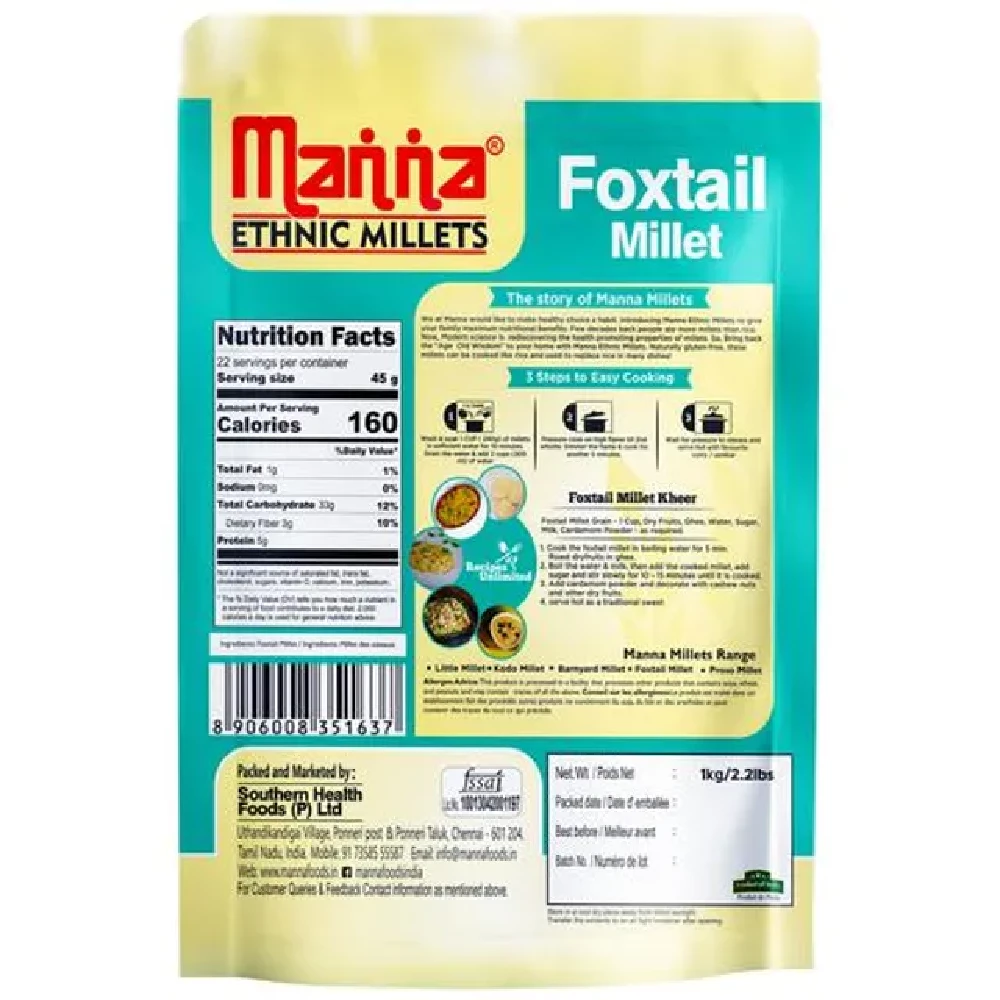 Manna Foxtail Millet - Image 2
