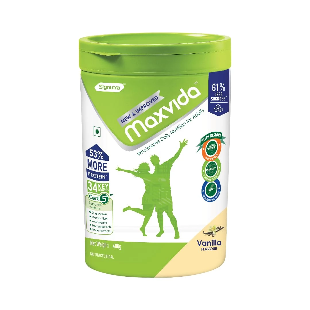 Maxvida Wholesome Daily Nutrition Drink Vanilla Flavour