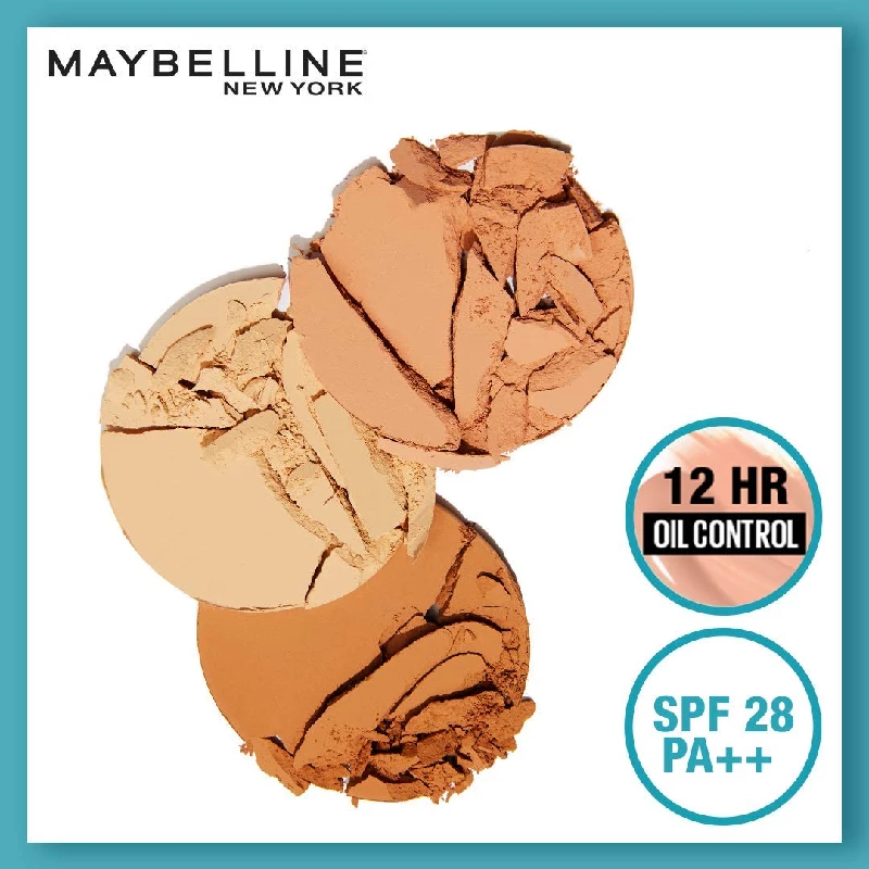 Maybelline New York Fit Me Matte + Poreless Compact Powder - 128 Warm Nude - Image 3
