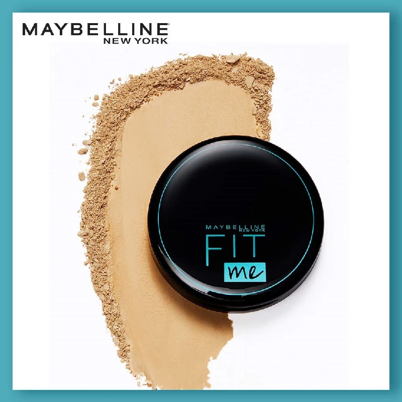 Maybelline New York Fit Me Matte + Poreless Compact Powder - 128 Warm Nude - Image 4
