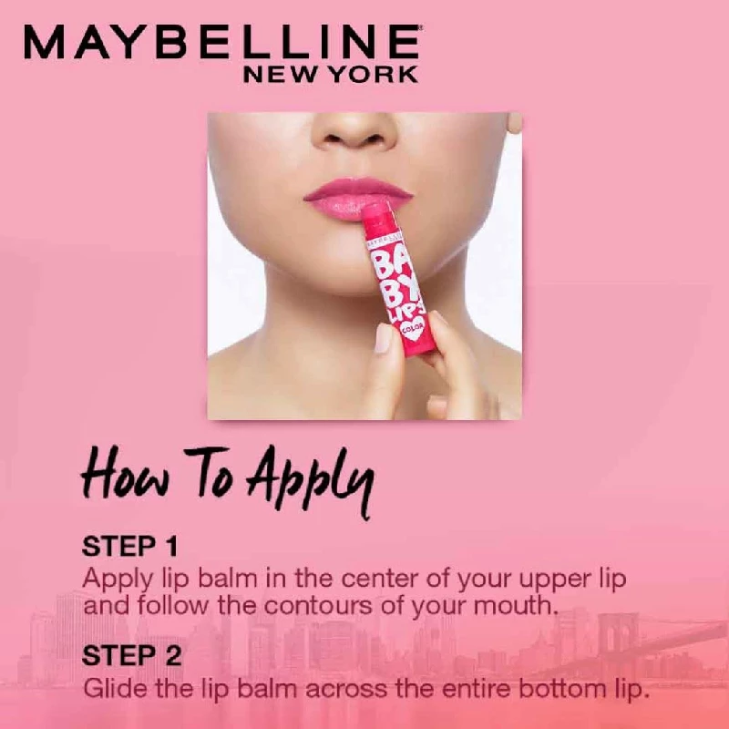 Maybelline New York Lip Balm With SPF Moisturises and Protects from the Sun, Baby Lips Pink Lolita & Cherry Kiss (Combo of 2) - Image 2