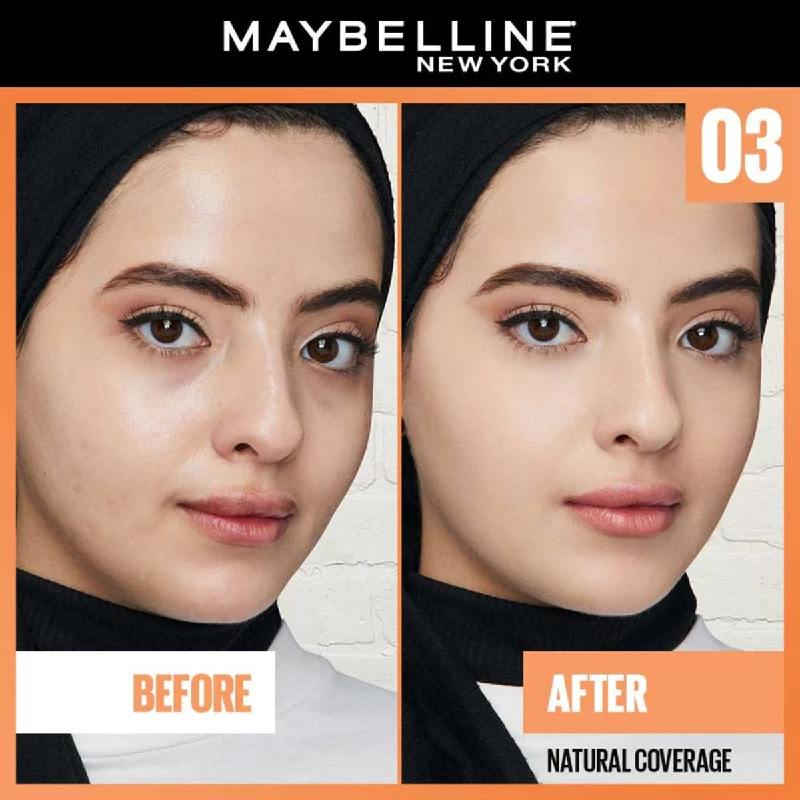 Maybelline New York Liquid Foundation For Lightweight Skin Tint With Spf 50 & Vitamin C (Shade 03) - Image 3