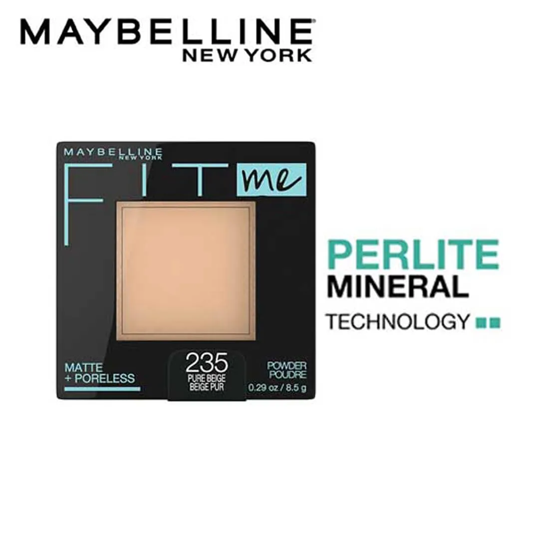 Maybelline New York Fit Me Pressed Powder Compact - 235 Pure Beige - Image 2