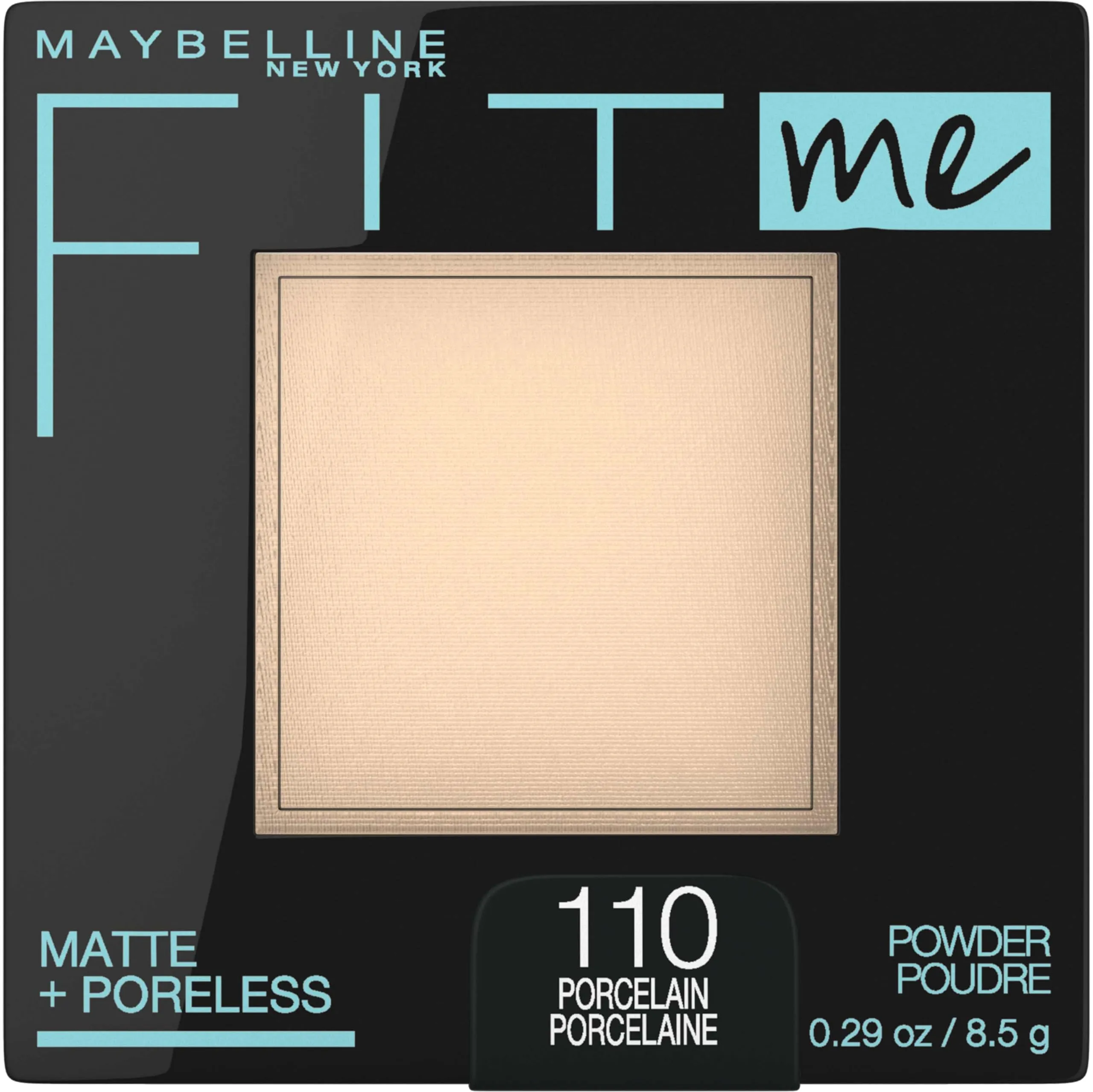 Maybelline New York Fit Me Pressed Powder Foundation - 110 Porcelain Maybelline New York Fit Me Pressed Powder Foundation - 110 Porcelain-Pack Size-8.5 g