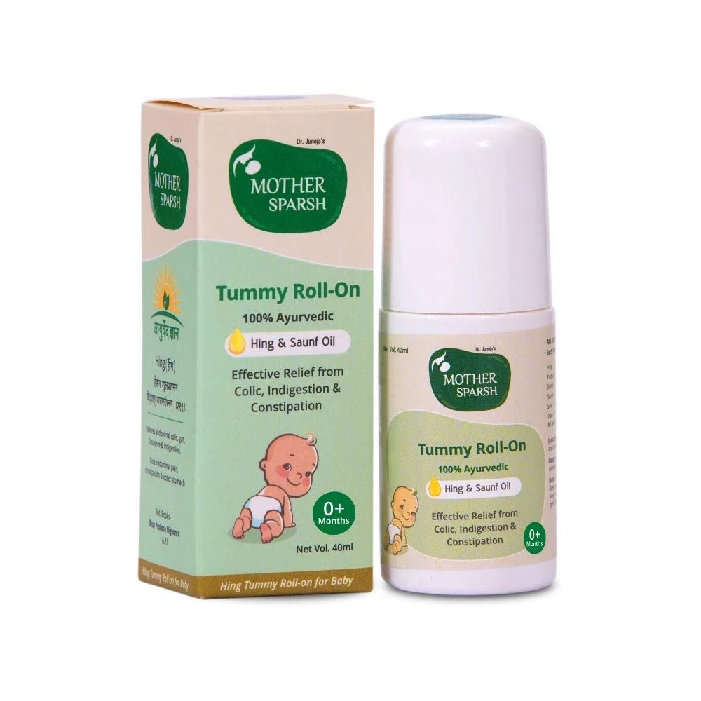 Mother Sparsh Tummy Roll On Hing & Saunf Oil 40 ml