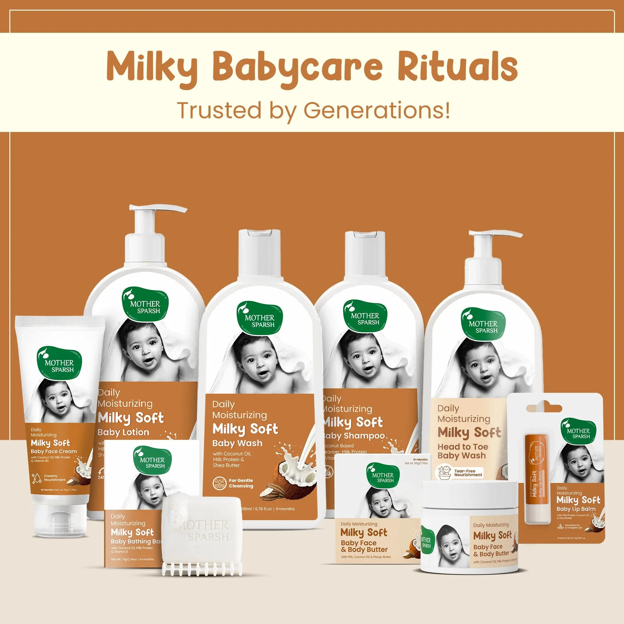 Mother Sparsh Daily Moisturizing Milky Soft Baby Face & Body Butter - Image 6