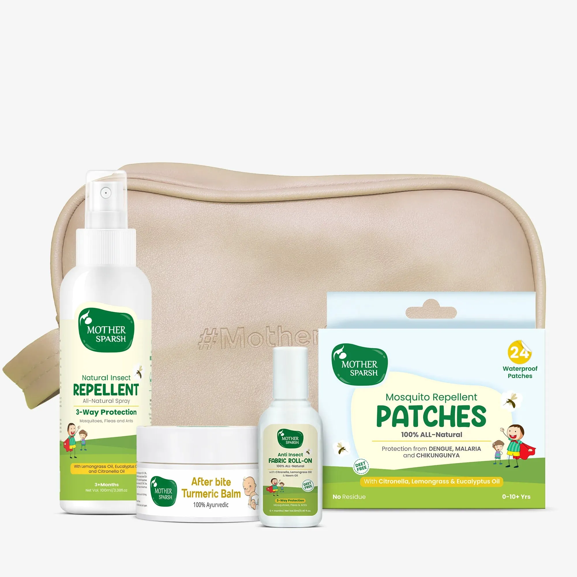 Mother Sparsh Insects & Mosquitos Go Away Kit for Babies Mother Sparsh Insects & Mosquitos Go Away Kit for Babies-Pack Size-kit