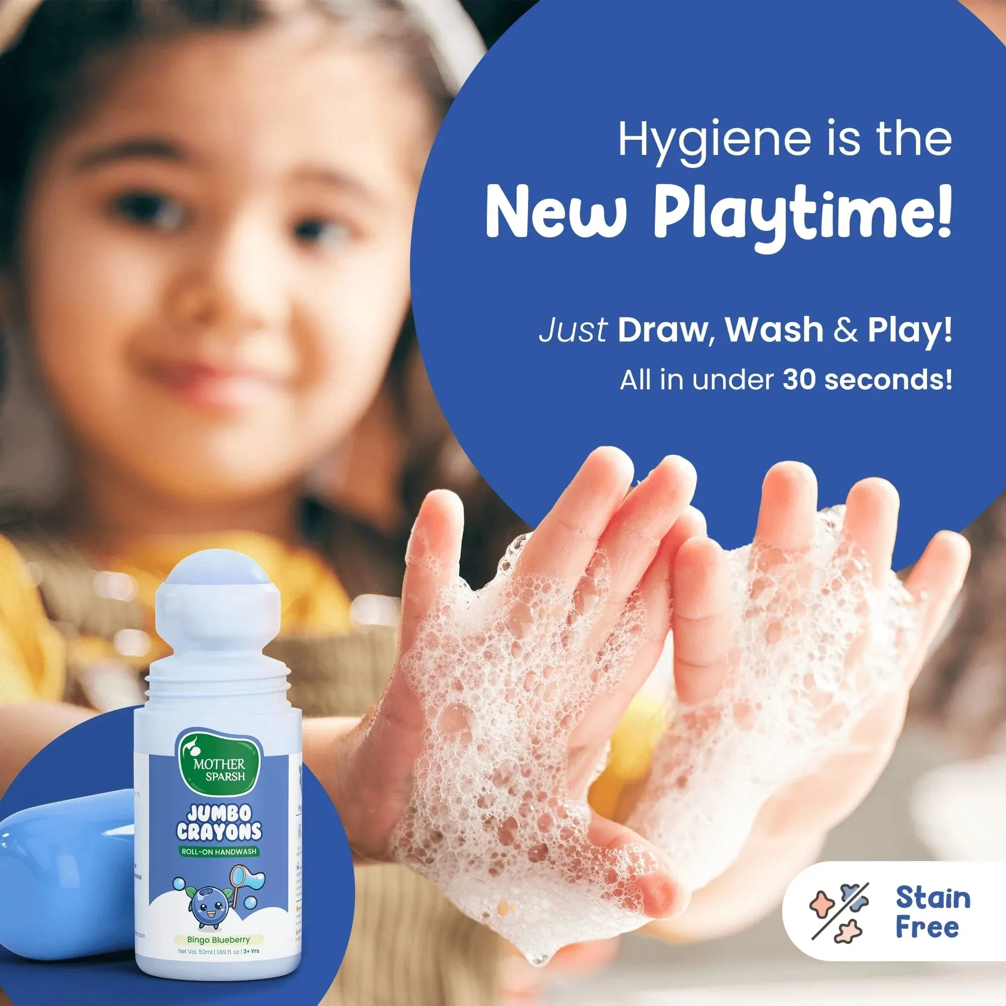 Mother Sparsh Jumbo Crayons Roll-on handwash - Image 6