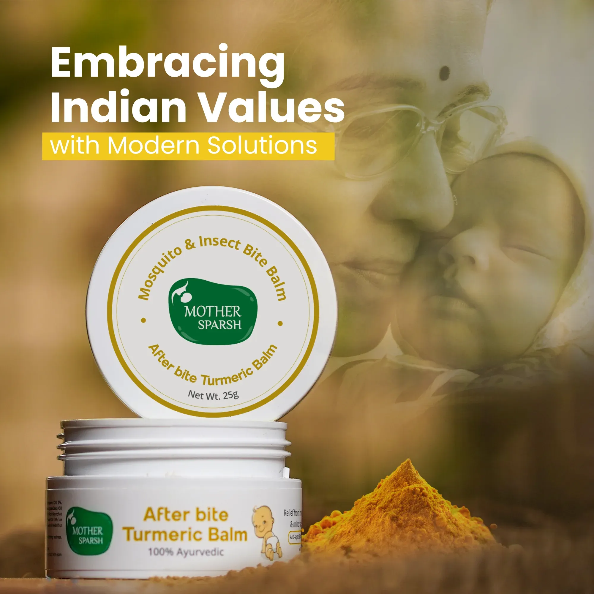Mother Sparsh Mosquito Repellent Patches + After Bite Turmeric Balm - Image 6