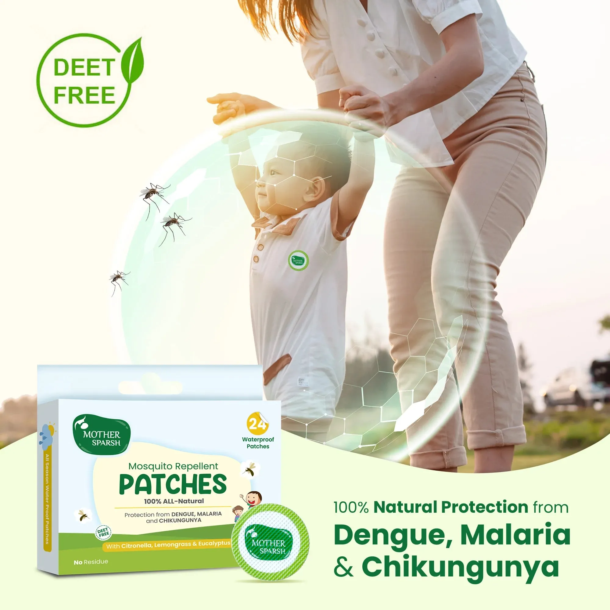 Mother Sparsh Mosquito Repellent Patches - Image 2