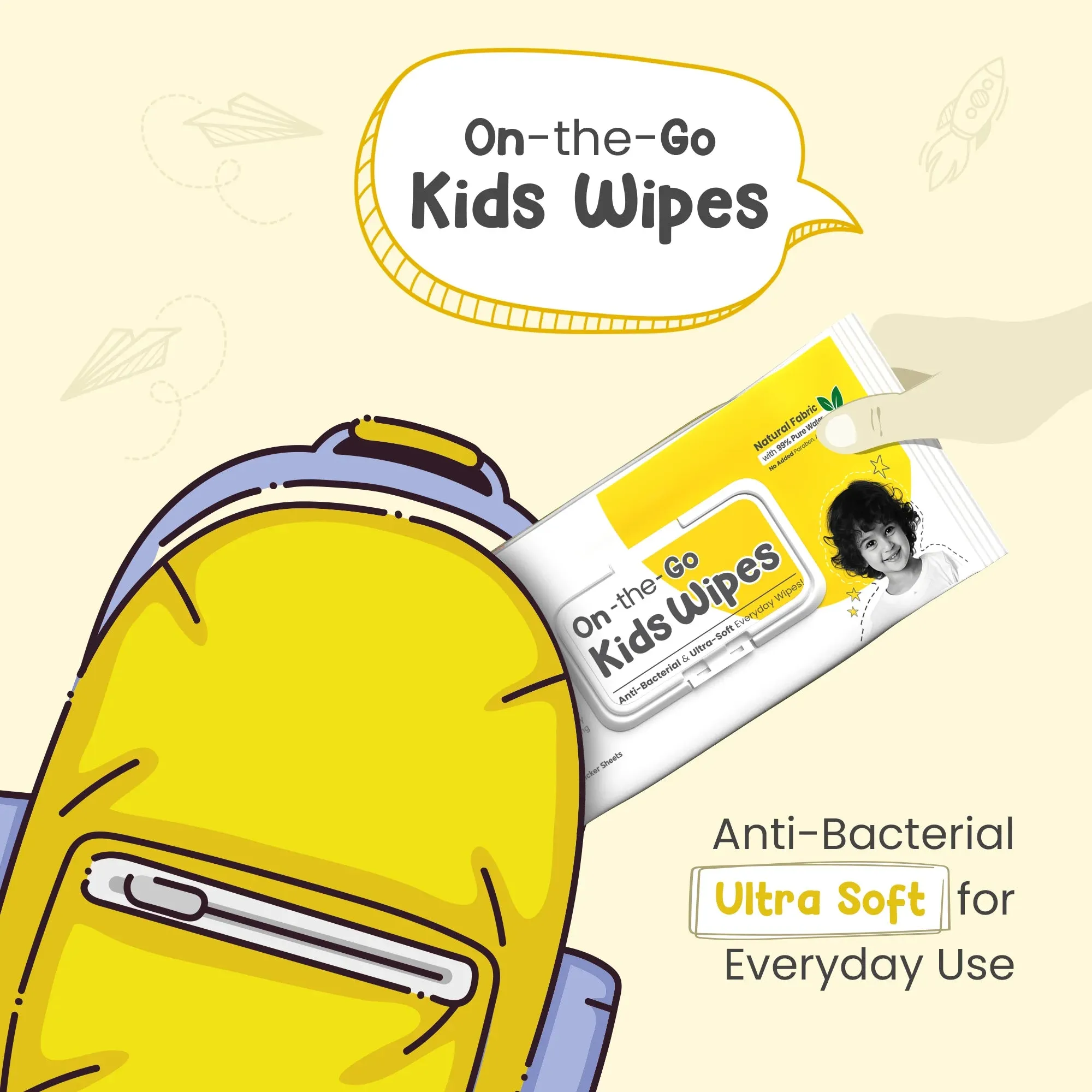 Mother Sparsh On-the-Go Kids Wipes - Image 2