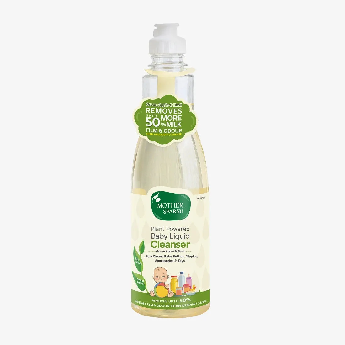 Mother Sparsh Plant Powered Baby Liquid Cleanser Refill Pack - Image 3