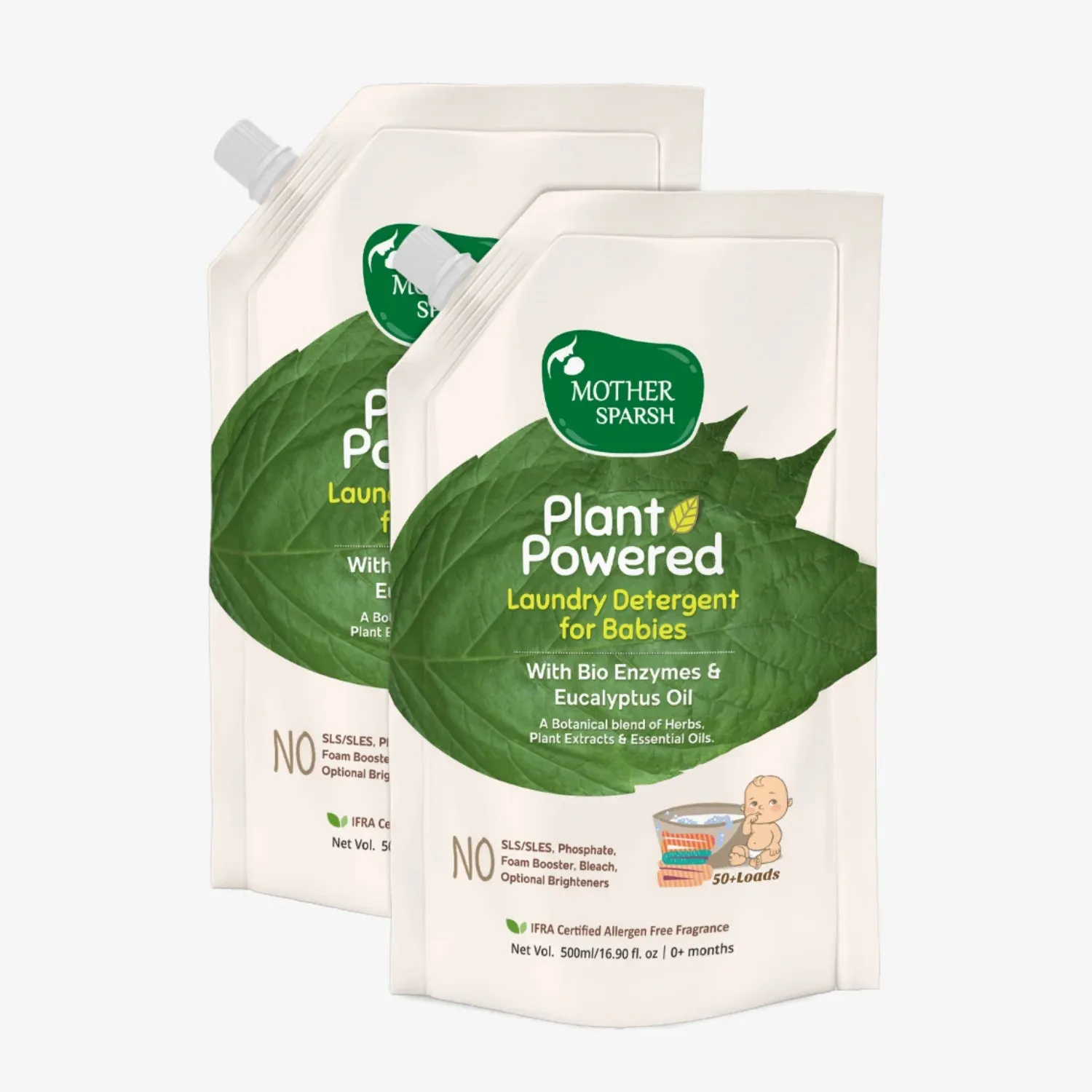 Mother Sparsh Plant Powered Laundry Detergent for Babies & Adults with Sensitive Skin - Image 6