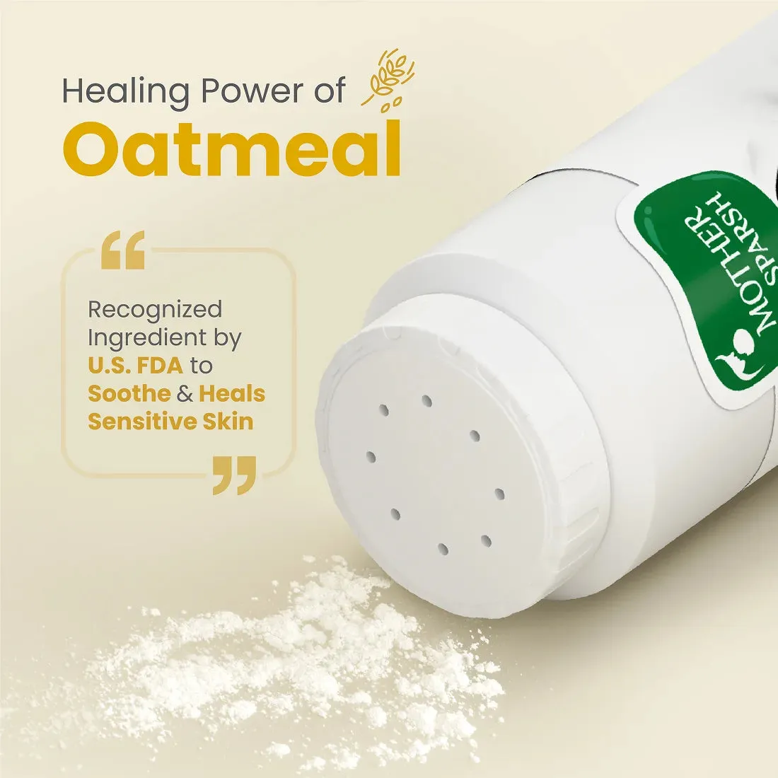 Mother Sparsh Simply Unscented All-Natural Baby Powder - Image 4