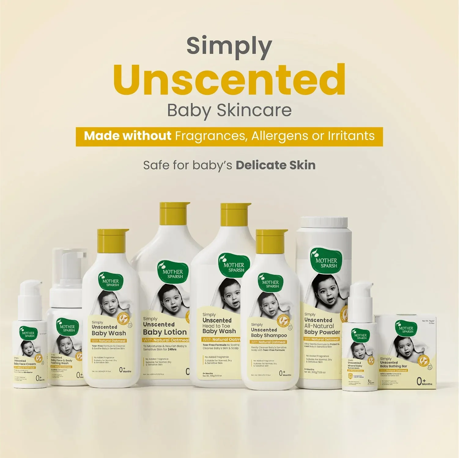 Mother Sparsh Simply Unscented Baby Bathing Bar - Unscented Soap - Image 6