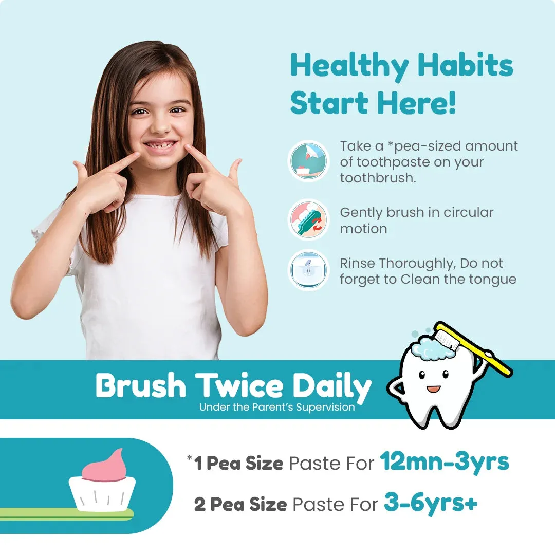 Mother Sparsh Strawberry Kids Natural Toothpaste - Image 7