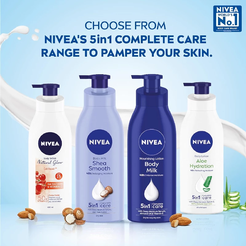 NIVEA Shea Smooth Body Lotion with 48 H Moisturization - Image 5