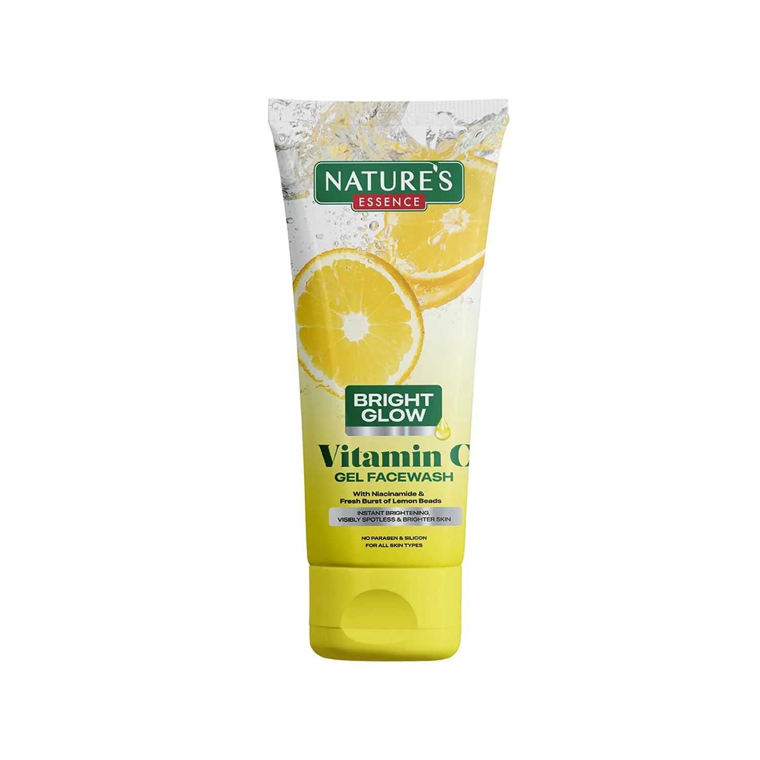 Nature's Essence Bright Glow Vitamin C Gel Facewash - Image 1