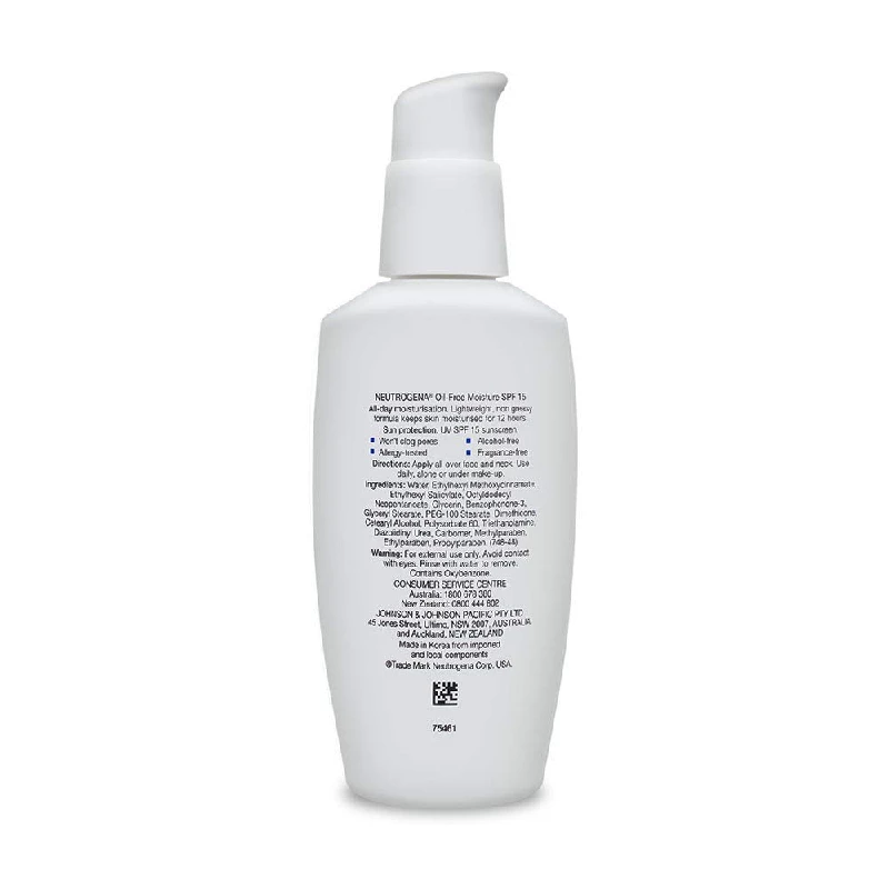 Neutrogena Oil Free Face Moisturizer SPF 15 - Image 2