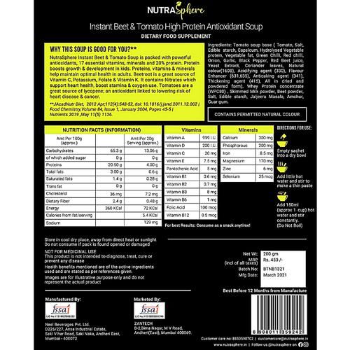 NutraSphere Antioxidant Soup Mix - With High Protein - Image 2