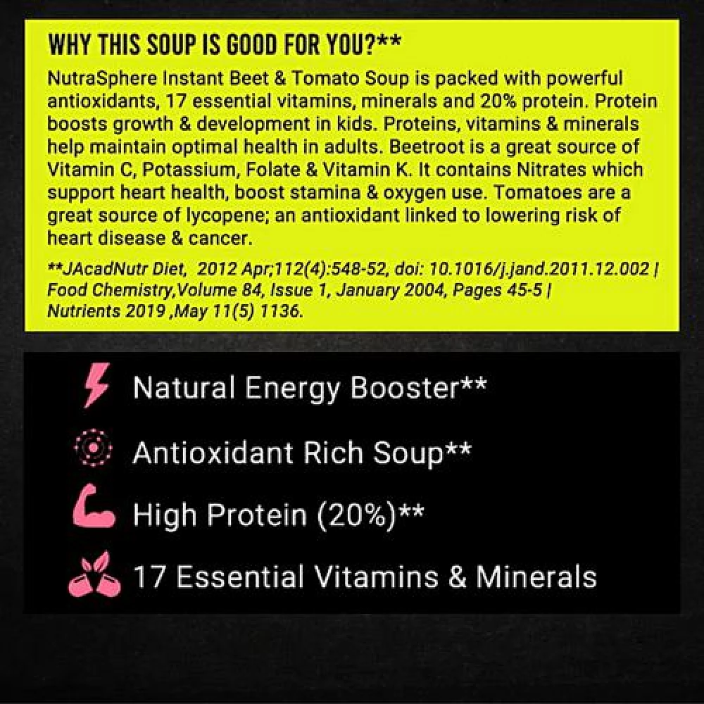 NutraSphere Antioxidant Soup Mix - With High Protein - Image 3