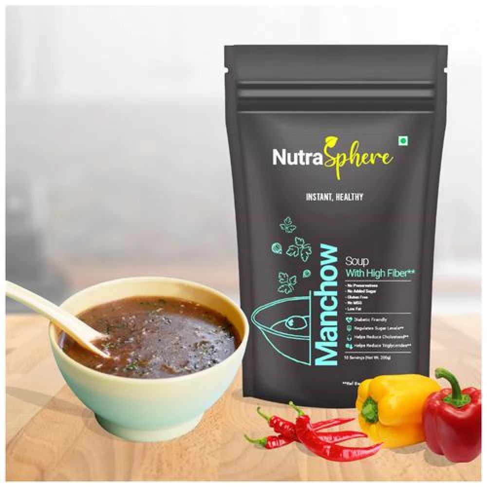 NutraSphere Hot Tomato & Manchow Soups - Combo with High Fibre - Image 7