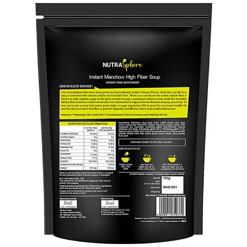NutraSphere Manchow High Fiber Soup - Low Fat - Image 2