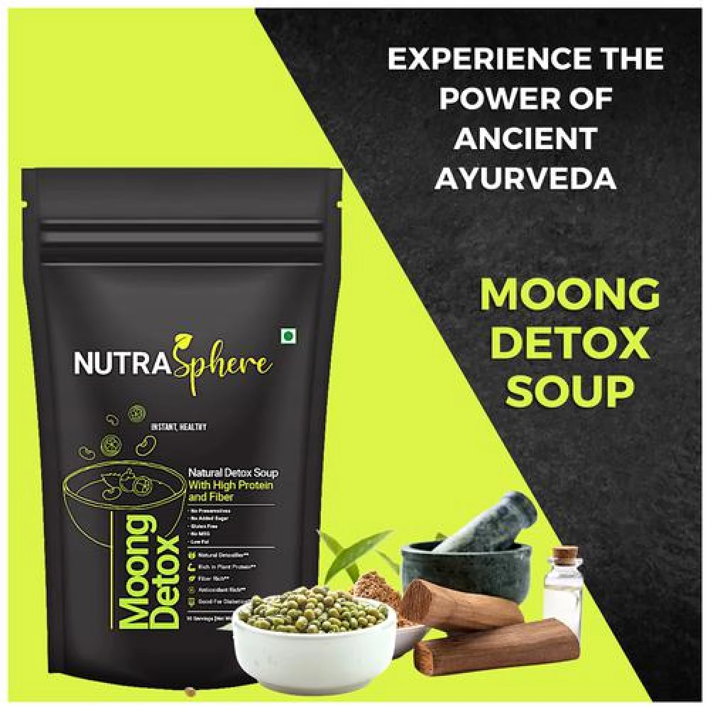 NutraSphere Moong Natural Detox Soup -  Instant & Healthy - Image 3