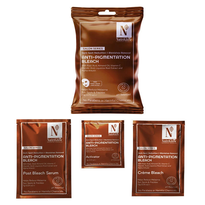 NutriGlow Advanced Organics Anti-Pigmentation Bleach NutriGlow Advanced Organics Anti-Pigmentation Bleach-Pack Size-20 g