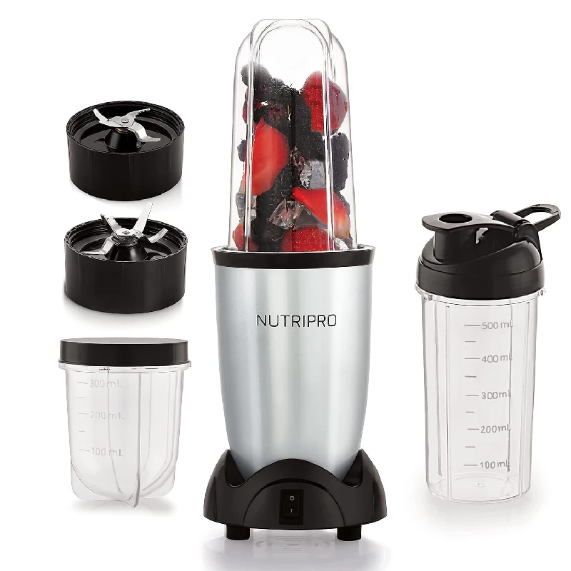 NutriPro Juicer Mixer Grinder - Smoothie Maker 500 Watts Silver - Image 4