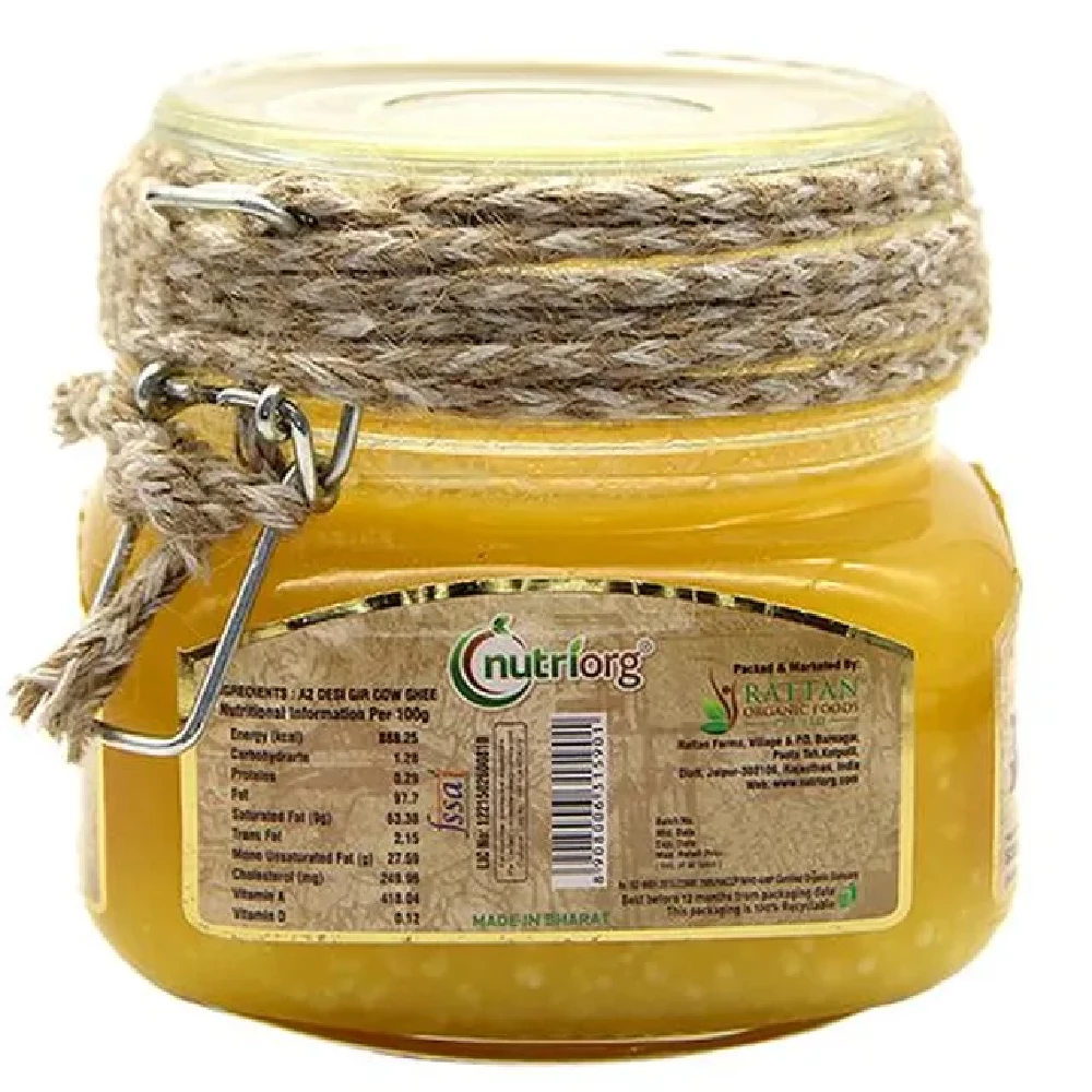 Nutriorg A2 Rich Desi Gir Cow Ghee - Image 3