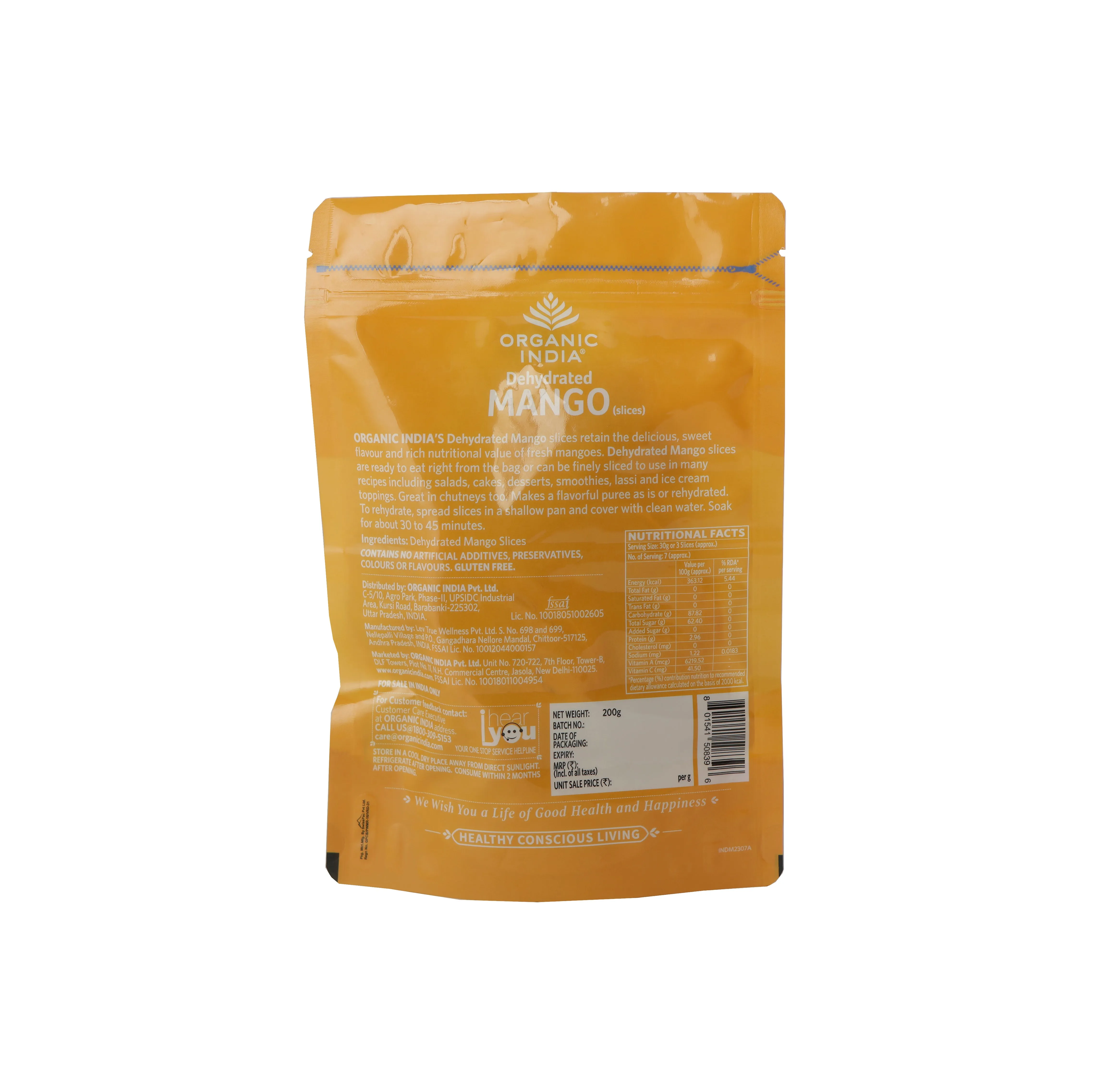 ORGANIC INDIA Dehydrated Mango Slices - Image 2