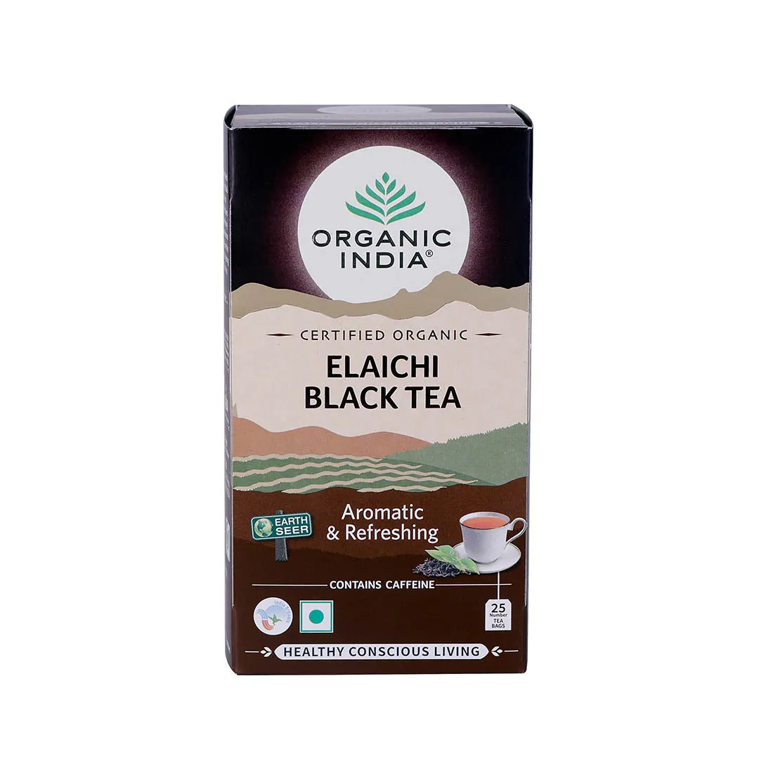 Organic India Elaichi Flavoured Black Tea