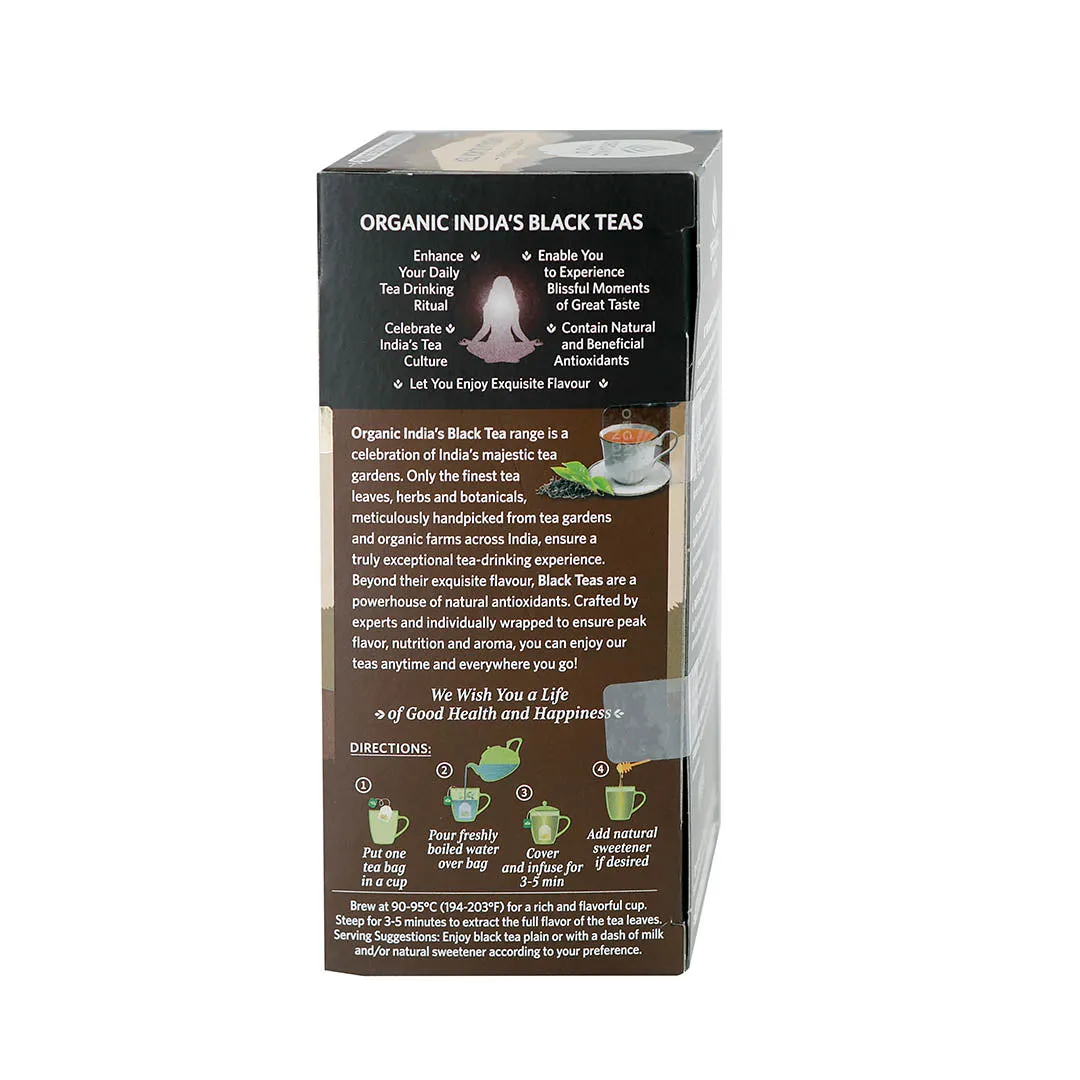 ORGANIC INDIA Elaichi Flavoured Black Tea - Image 4