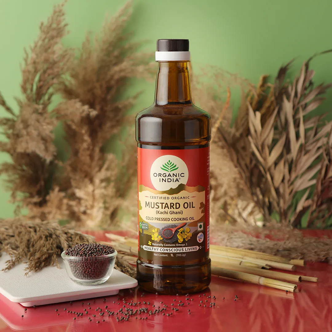 Organic India Kachi Ghani Mustard Oil