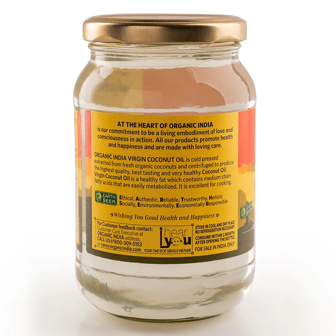 ORGANIC INDIA Virgin Coconut Oil - Image 2