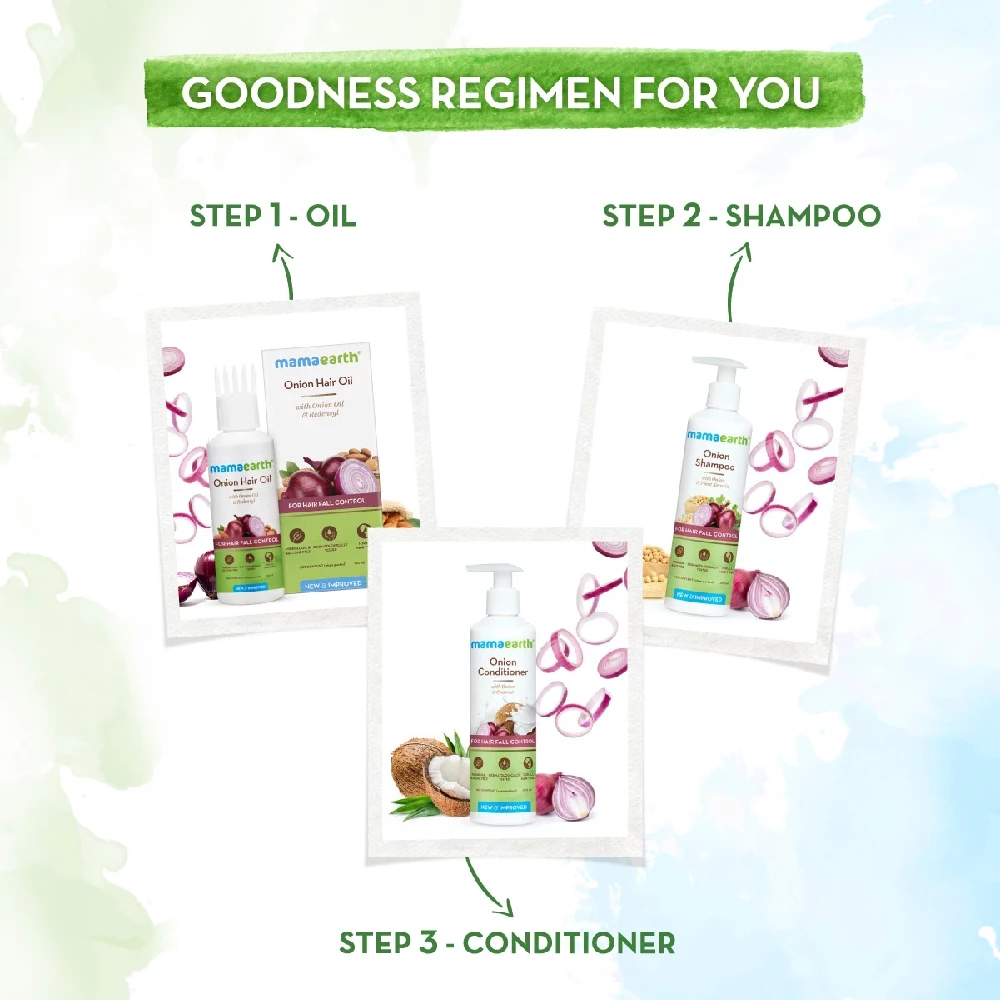 Onion Hair Oil for Hair Regrowth and Hair Fall Control with Redensyl - Image 9