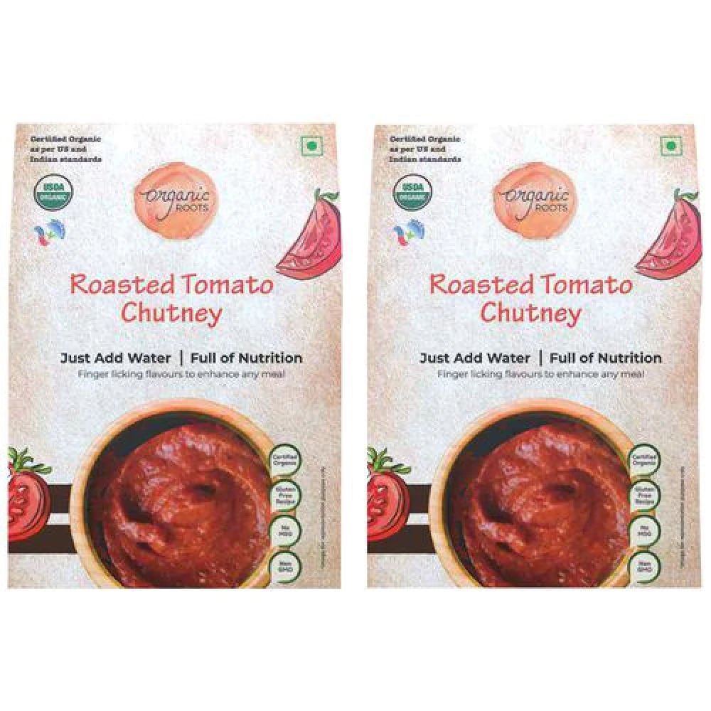 Organic Roots Roasted Tomato Chutney Traditional Flavours