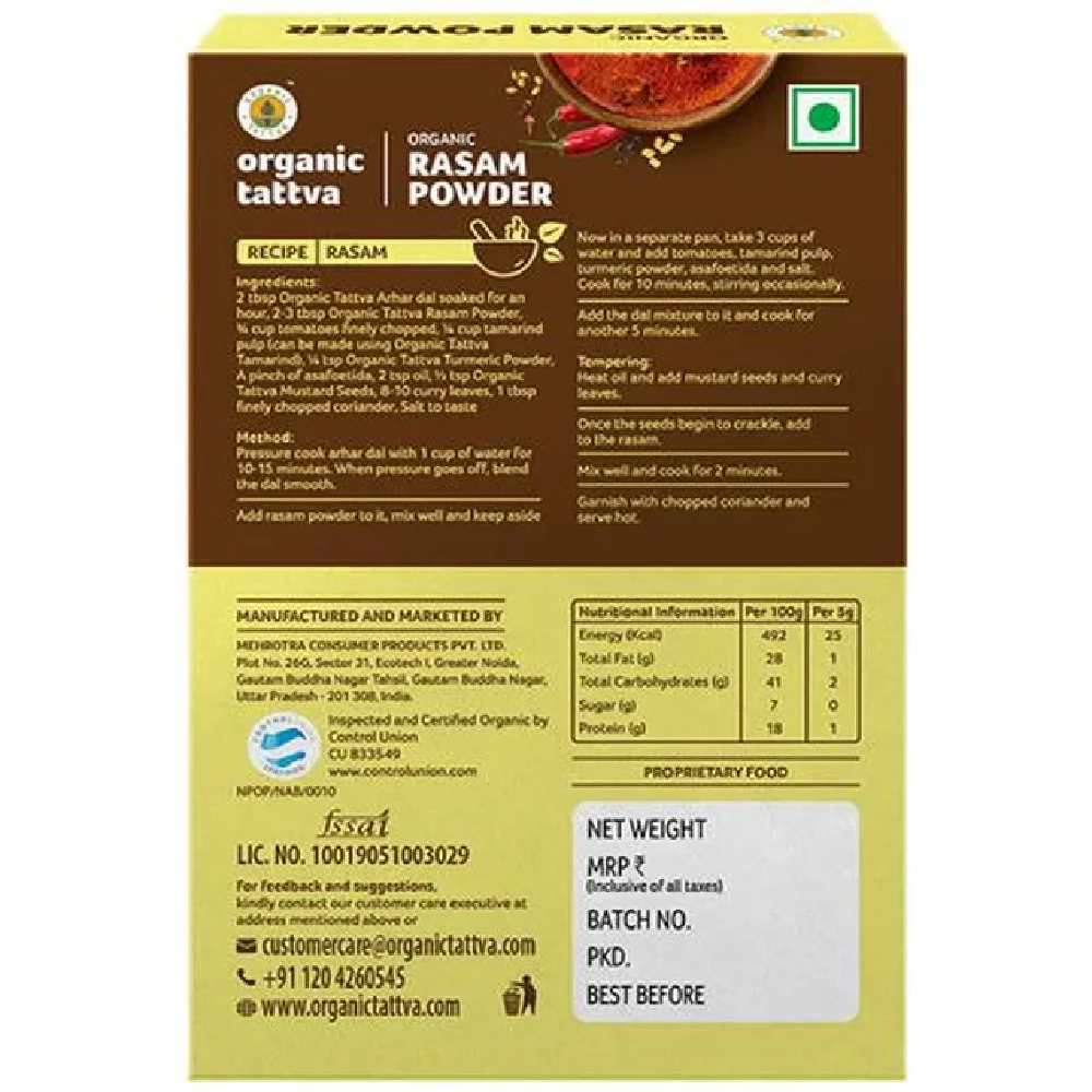 Organic Tattva Organic Rasam Powder - Image 2