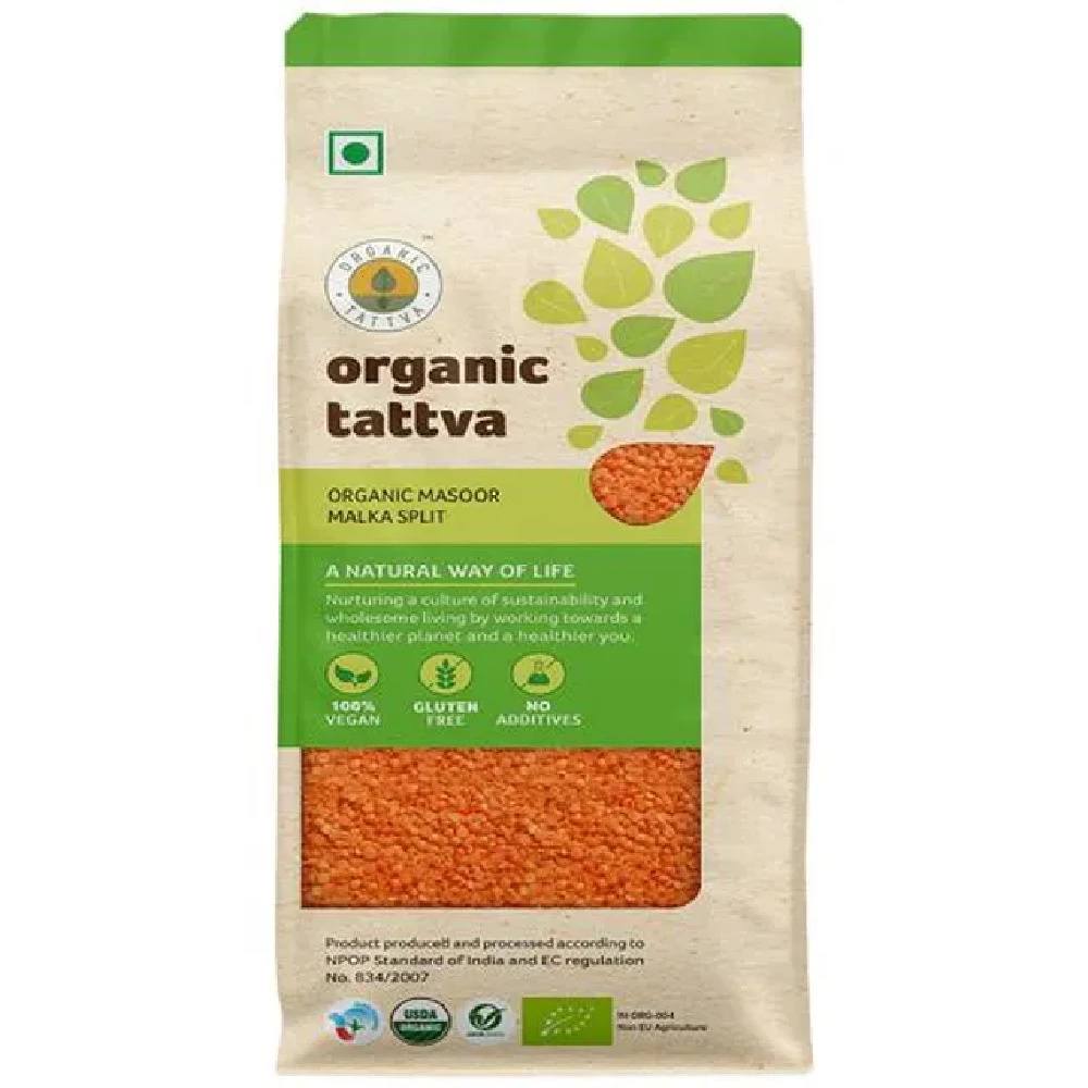 Organic Tattva Organic Masoor Malka Split - Image 1