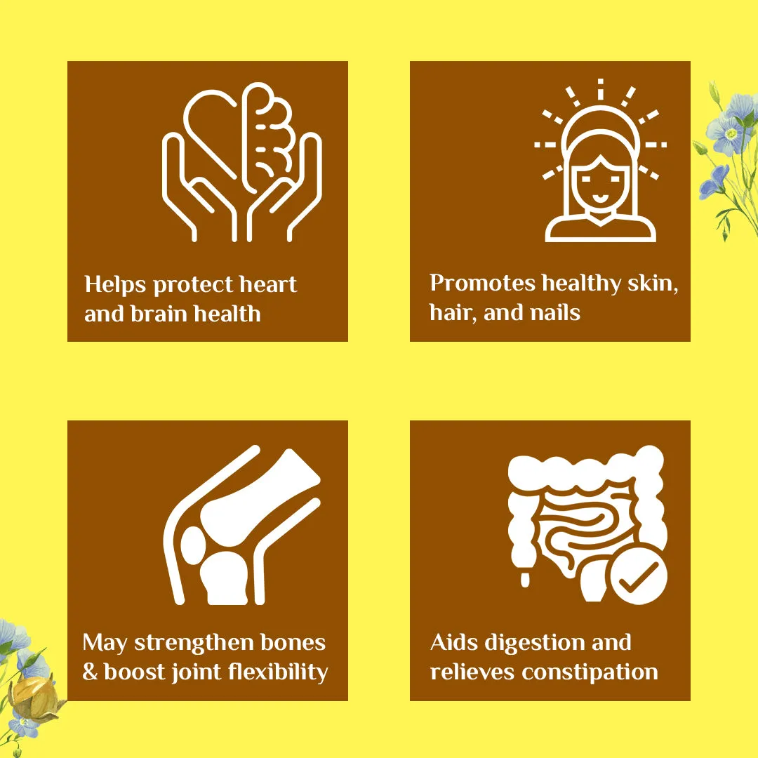 Organic India Flaxseed Oil Capsule - Image 3