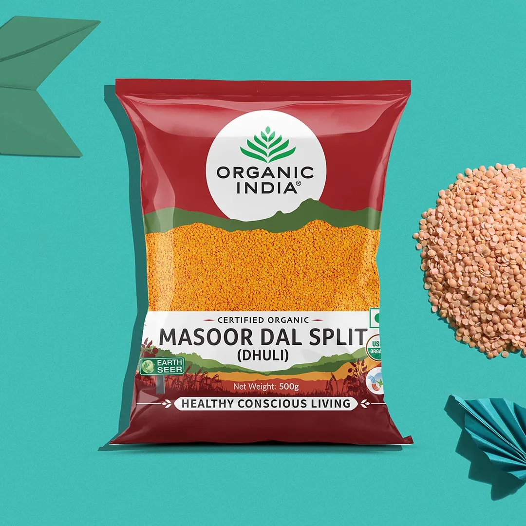 Organic India Masoor Dal Split