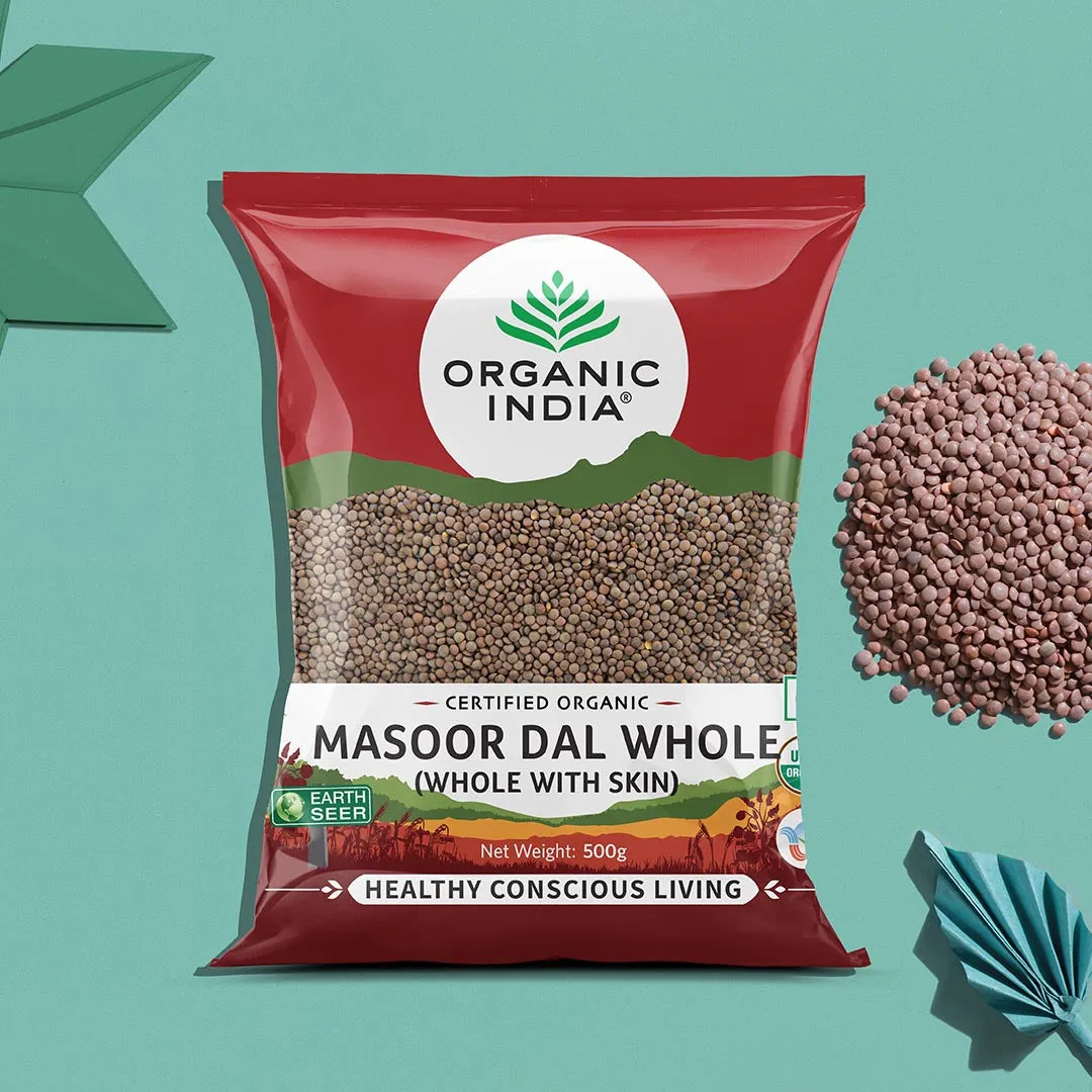 Organic India Masoor Dal Whole